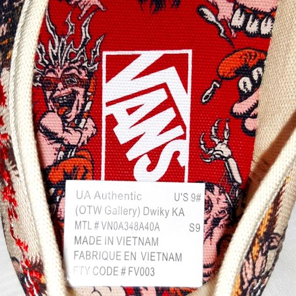 Vans X Dwiky KA Authentic Off The Wall Gallery. Sample Shoe's *NWT* - Picture 14 of 16